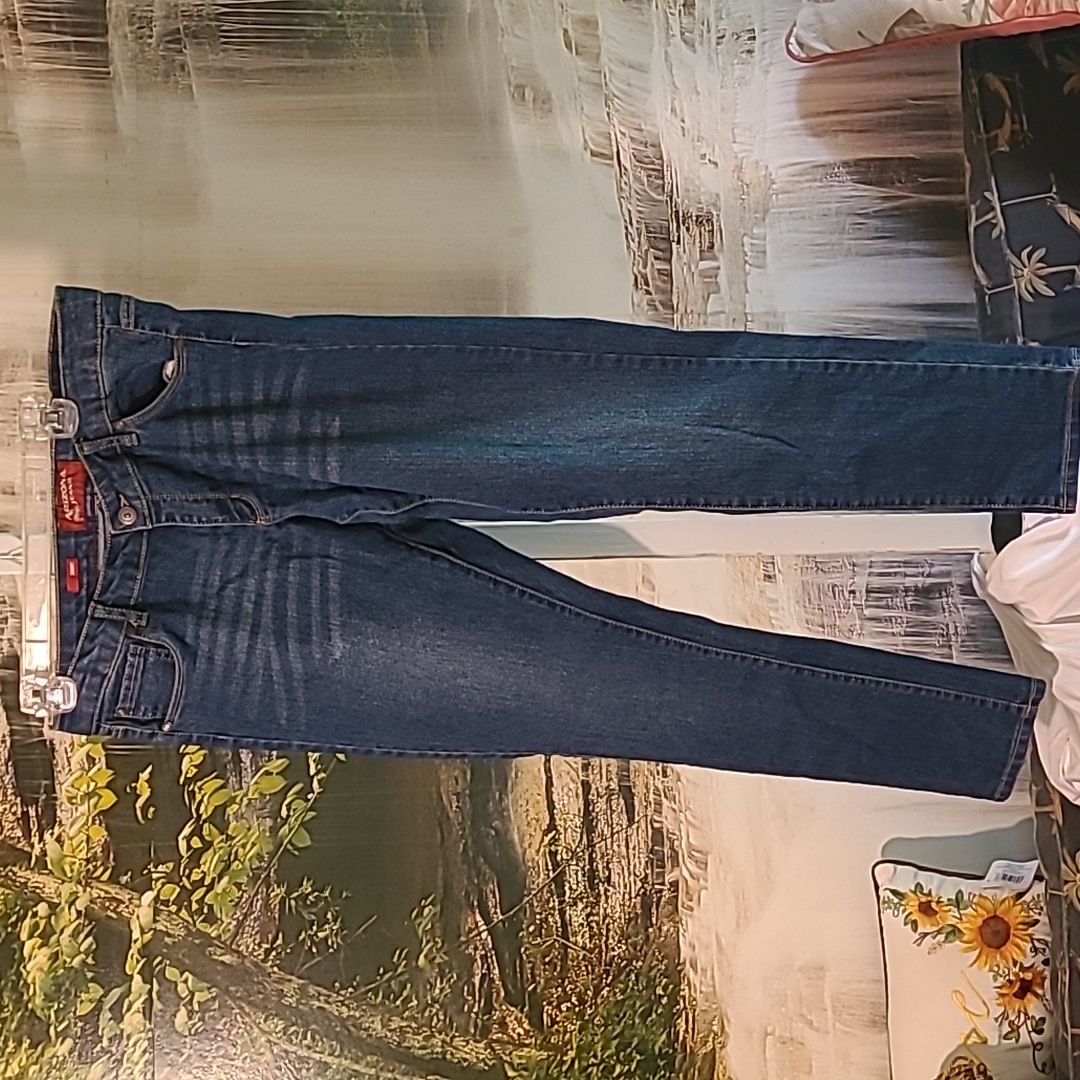 Arizona Jeans Girls Skinny 18.5 Plus Stretchy Jeans With Adjustable Waistband